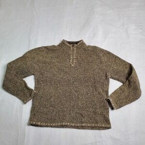 Woolrich Women's Sweater Thyme 1/4 Zip Pullover Wool Blend Vintage Size M